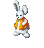 Image of A Stuffy Easter Bunny Saved From The Clan Of The Silver Hand