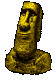 Image of Ancient Golden Idol Worshipped By Bandits