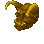 Image of A Golden Troll Skull