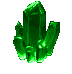 Image of High Quality Green Glass Crystal