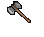 Image of A Jewel Encrusted Axe: As You Examine The Axe You Notice A Faint Bluish Glow Surrounding The Weapon.