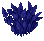 Image of A Decorative Bright Blue Plant
